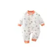 Ropa para recién nacidos y bebés, cálida para otoño e invierno, mameluco acolchado de 40g, adecuado para bebés muy pequeños, diseño sin costuras para usar al aire libre