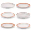 Kaibaiya Plato de melamina A5 Plato redondo tipo porcelana Plato para hotel restaurante comida occidental Plato disco Plato para hot pot barbacoa