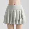 Falda Corta de Tenis de Verano Chuanton con Bolsillo Anti-desplazamiento para Deportes al Aire Libre Secado Rápido Transpirable para Correr Culottes de Yoga Plisados para Mujer
