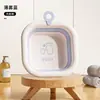 Lavabo Plegable para Niños, Recipiente Portátil para Recién Nacidos, Cubeta de Plástico Espeso para Bebé, Cubeta Pequeña para Bebé en Casa