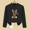 Blusas Térmicas Infantis com Gola Meia-Alta, Roupas Autoaquecidas para Outono e Inverno, Camisetas de Manga Longa para Meninos e Meninas, Nova Camada Base Tendência