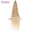 Lote de Fábrica Peluca de 32 Pulgadas Europea y Americana Cabello para Crochet Cabello Profundo Ondulado Cabello a Granel Seda de Alta Temperatura Fibra Química Manejo del Cabello