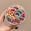 Cintas de Pelo de Colores para Pulgar de Niños para Niñas, Cuerdas Pequeñas para Coletas, Cintas para el Cabello Dulces para Niños, Bandas Elásticas de Goma de Alta Elasticidad, Accesorios para el Cabello, Accesorios para la Cabeza