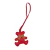 Adorno de Peluche de Oso de Dibujos Animados de Cuero PU, Accesorio de Bolso Estilo Animal, Colgante para Bolso de Cuero, Colgante para Coche, Accesorio para Llaves