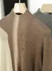 Ropa Especial Zhengqi/Suéter de punto fino 30% lana, 60 hilos, con patrón de espiga, top de punto sin costuras adelgazante de manga larga para mujer, otoño