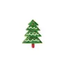 Nova Decoração de Etiqueta de Natal em Cerâmica Criativa Boneco de Neve Rena Árvore de Natal Pingente Decoração Fofa para Casa Ornamento Pendurado