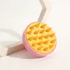 Cepillo Suave de Silicona para Champú Masajeador de Champú Limpieza del Cuero Cabelludo Peine para Champú Herramientas para el Cabello Procesamiento Personalización