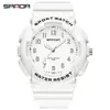 Reloj Sanda para Jóvenes Estudiantes Prueba Escuela Secundaria Superior Impermeable Luminoso Reloj de Cuarzo Deportivo para Hombre Reloj de Pulsera para Mujer