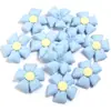Lindo pasador de tela de algodón tridimensional con forma de flor de cinco pétalos, accesorios de cordón, material para ropa, zapatos y sombreros DIY, bolsa, bolsa
