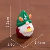 Gnomo Navideño Transfronterizo Decoraciones de Pascua Accesorios Micro Paisajismo Manualidades de Resina DIY Adornos para Coche