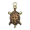 Colgante de Tortuga de Aleación Esmaltada DIY Transfronterizo Moda Dibujos Animados Joyería Pendientes Llavero Accesorios