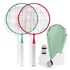 Set de Rackets de Bádminton para Niños Estudiantes de Primaria Entrenamiento para Principiantes Doble Rackets con Pelotas y Bolsa Compra Grupal Escolar Fabricante Mayorista