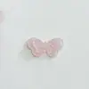 Série Laser Resina Borboleta Dupla Camada DIY Artesanal Cola de Creme Grampo de Cabelo Acessórios de Espelho