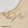 Diseño Exclusivo, Sencillo y Elegante, Versátil, Pendientes de Perla Rosa Suave, Pendientes de Lujo Ligero y Modernos