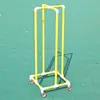 Estante de Almacenamiento para Aros de Hula Hoop de Jardín de Infancia con Ruedas, Organizador Móvil de Aros de Tubo de PVC para Gimnasia al Aire Libre