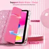 Aplicable a Funda Protectora Plegable Triple para iPad 11, Funda Protectora Dura con Brillo Acrílico para iPad 10, Air de 11 Pulgadas a Prueba de Caídas