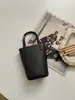 Bolsa Mini Balde Multicor Primavera 2026 Transfronteiriça para Mulheres, Bolsa de Mão e Bolsa Transversal com Textura de Couro Genuíno de Nicho, Fornecimento Direto do Fabricante