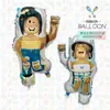 Nuevos globos de papel de aluminio con forma de dibujos animados transfronterizos de Minecraft Roblox para decoración de ambiente de fiesta LEGO