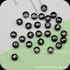 8mm Letras Maiúsculas Redondas para Bolo Furo Reto Contas Concha de Água Doce Jade Negro Jaspe Joias DIY Contas para Usar