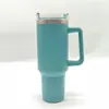 Generación Transfronteriza Taza de Coche con Asa de 40 oz Termo de Acero Inoxidable Gran Capacidad Portátil para Exteriores Taza de Hielo para Coche