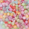 Cuentas del Alfabeto Inglés Hechas a Mano Sueltas Pulsera Collar Cadena de Teléfono Móvil Colgante Pulsera Accesorios de Joyería DIY
