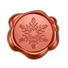 Adesivo de lacre de cera bordô cintilante Série de Natal convite de envelope decoração de garrafa de vinho adesivo de vedação