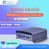 Quad-Core 4 porta serial 485/232 quatro gigabit porta de rede minipc industrial pequeno host incorporado máquina de controle industrial