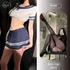 Lingerie Sexy Paixão na Hora de Dormir Conjunto Quente de Faculdade Uniforme JK Tentação Traje de Marinheiro Roupa de Dormir Provocante Robe