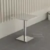 Cantina Engrossada Mesa e Cadeiras de Jantar Comerciais de Aço Inoxidável Celebridade da Internet Lanchonete Mesa de Bar Restaurante Café Resistente e Econômica