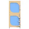 Cápsula espacial de madeira vertical cama superior e inferior piscina clube tudo incluído cama Hotel Jovem cama de dormir cama de apartamento simples fábrica