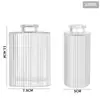 Fragrância Vertical Aromaterapia Frasco Transparente Vazio Hotel Sala de Estar Banheiro Decoração Doméstica Sem Fogo Fragrância Frasco de Vidro Dividido