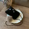 Bolsa de Peluche para Teléfono Móvil al por Mayor Transfronteriza Otoño e Invierno Nuevo Estilo Coreano Color Sólido Correa de Peluche para Bolso Monedero Versátil para Mujer