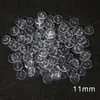Botones Redondos Transparentes de Plástico con Doble Agujero Accesorios para Joyería DIY Botones Blancos de Cuatro Agujeros Botones Redondos para Camisas de Niños
