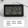 Reloj Despertador Luminoso Reloj de Pulsera Adorno de Escritorio Oscilante Silencioso Simple Alto Valor de Color Reloj de Escritorio para Estudiante Reloj Electrónico Digital
