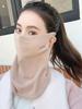 Protector de Cuello Colgante para Orejas de Lana Australiana, Protector de Cuello Cálido, Protección Ocular Transpirable, Máscara Espesa para Ciclismo de Otoño e Invierno, Máscara a Prueba de Viento
