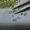 Peridoto Natural 2*1-4*6mm Retangular Corte Esmeralda Verde Claro Pedra para Combinar em Joias