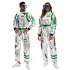 Disfraz de astronauta para cosplay de Halloween, mono de traje espacial, traje espacial para fiestas navideñas y juegos de rol