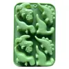 Molde Creativo de Silicona para Hielo con Forma de Dinosaurio, 8 Cavidades, Caja de Hielo, Postre, Chocolate, Fácil de Desmoldar, Bola de Hielo DIY, Molde para Helado