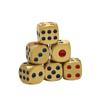 Dados de Latão Polidos à Mão Suprimentos para Bar Metal de Cobre Puro Sólido Ches Criativo Vintage Peneira de Mahjong