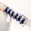 2023 Acessórios de Cabelo com Strass Estilo Coreano para Crianças e Mulheres, Mini Pequenos Clipes da Moda, Presilhas de Cabelo Estilo Cristal Flor de Ameixeira