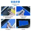 Almohadilla antivibración para matrícula de coche, almohadilla de algodón insonorizante, almohadilla protectora de esponja engrosada para matrículas azules y verdes, venta al por mayor de fábrica