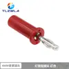 Fio de plug banana 4mm de cobre puro tipo fio conector terminal integrado tipo lanterna resistente a alta corrente e alta tensão