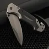 Cuchillo Táctico de Supervivencia Multiusos para Exteriores Camping Navaja Plegable Navaja Plegable de Acero Inoxidable Cuchillo de Bolsillo Portátil para Defensa Personal
