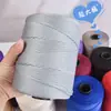 Ligero de 3 mm de Grosor Hilo Hueco Hilo de Seda de Hielo Bolso Tejido a Mano con Ganchillo Cojín Hilo para Sombrero de Sol de Verano