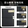 Cuaderno de Hojas Sueltas A7 Estudiante Viaje Cuaderno Estampado Correa de Cuero Suave Libro de Contabilidad Perforado Puede Imprimir Logo