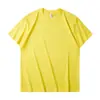 Camiseta Personalizada de Manga Corta 180g Verano Transpirable Algodón Ropa para Grupo Camisa Publicitaria Uniforme de Clase Holgada Talla Grande Estampada Bordada