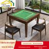 Cadeira de chifre de madeira maciça Manual Mahjong Mesa Home Mesa de Jantar Idoso Sala de Atividades Casa de Repouso Xadrez e Mesa de Cartão Mesa de jantar de cor nogueira