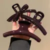 Pinza para el Cabello Estilo Nuevo 2026, Pasador Exquisito y de Alta Gama para Peinados Recogidos en la Parte Trasera de la Cabeza, Pinza de Tiburón Grande para Cabello Grueso