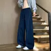 Calça Casual Masculina de Seda Gelada Estilo Novo Verão 2026 com Costura Visível e Design Curvo, Tendência Solta Emagrecedora para Comércio Exterior