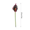 Lirios de cala artificiales de PU, flores artificiales para bodas, decoración del hogar, arreglos florales de mesa, venta al por mayor transfronteriza de Amazon